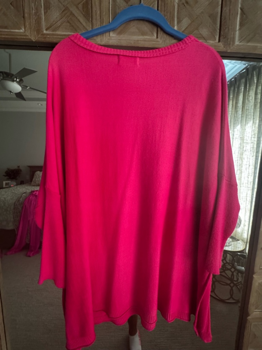 mer/sea Bright Pink Knit Tunic Top - Picture 4 of 4